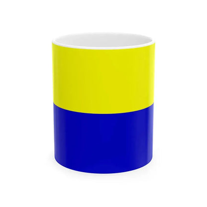 Opole flaga (Poland) White Coffee Mug 11oz - Go Mug Yourself