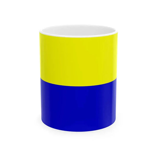 Opole flaga (Poland) White Coffee Mug 11oz - Go Mug Yourself