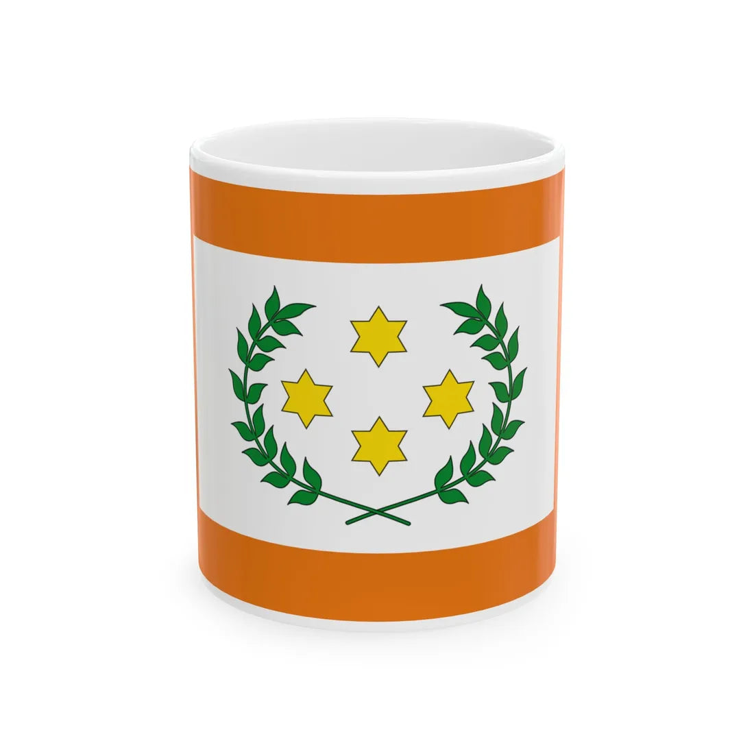 Opperbevelhebben Land- en Zeemacht vlag 1934 (Netherlands) White Coffee Mug 11oz - Go Mug Yourself