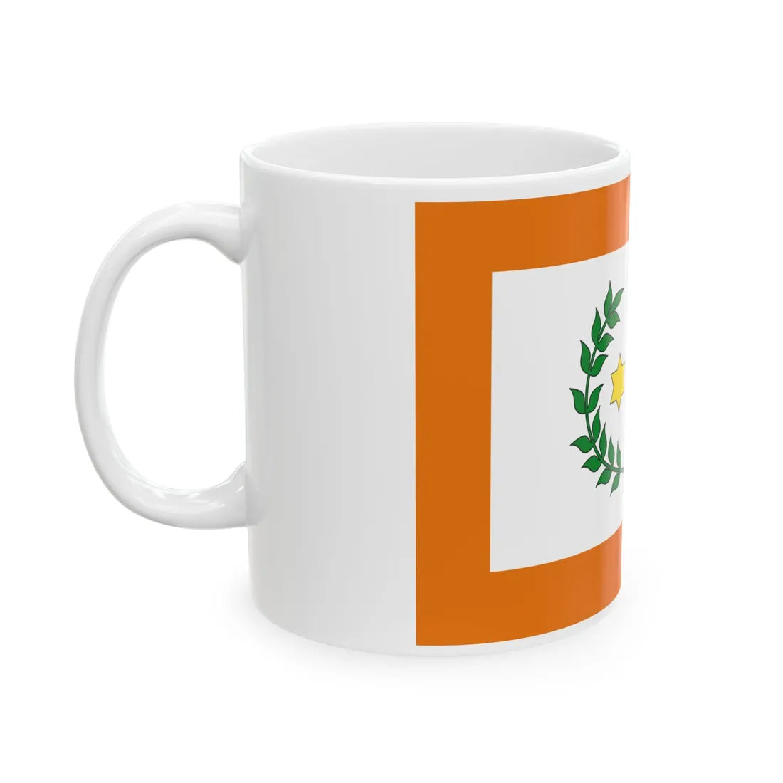 Opperbevelhebben Land- en Zeemacht vlag 1934 (Netherlands) White Coffee Mug - Go Mug Yourself