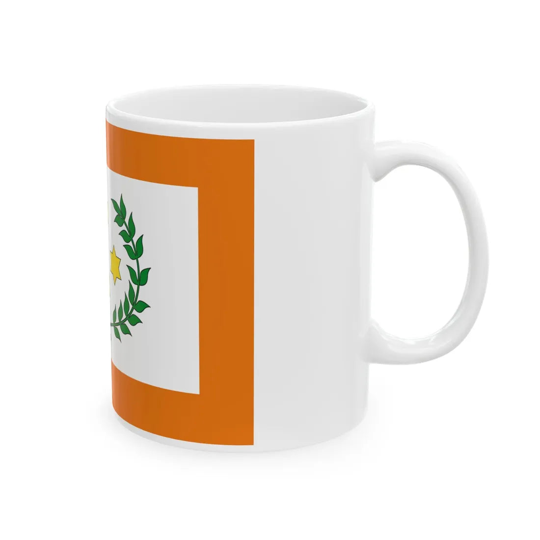 Opperbevelhebben Land- en Zeemacht vlag 1934 (Netherlands) White Coffee Mug - Go Mug Yourself