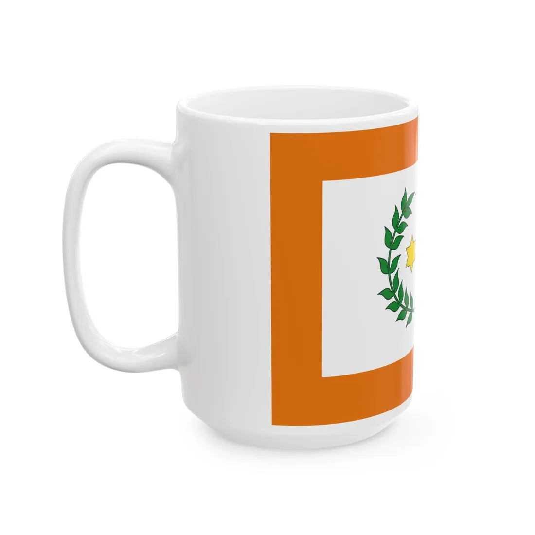 Opperbevelhebben Land- en Zeemacht vlag 1934 (Netherlands) White Coffee Mug - Go Mug Yourself