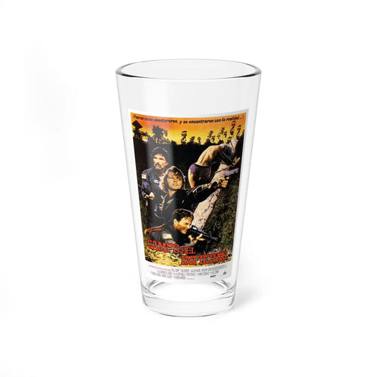 OPPOSING FORCE (HELL CAMP) 1986 Movie Poster - Pint Glass 16oz-16oz-Go Mug Yourself