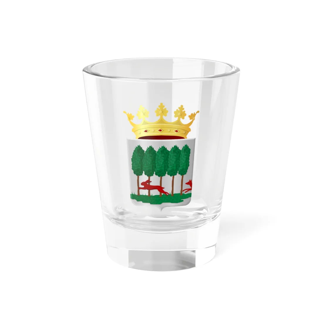 Opsterland wapen (Netherlands) (Coat of Arms) Shot Glass 1.5oz - Go Mug Yourself