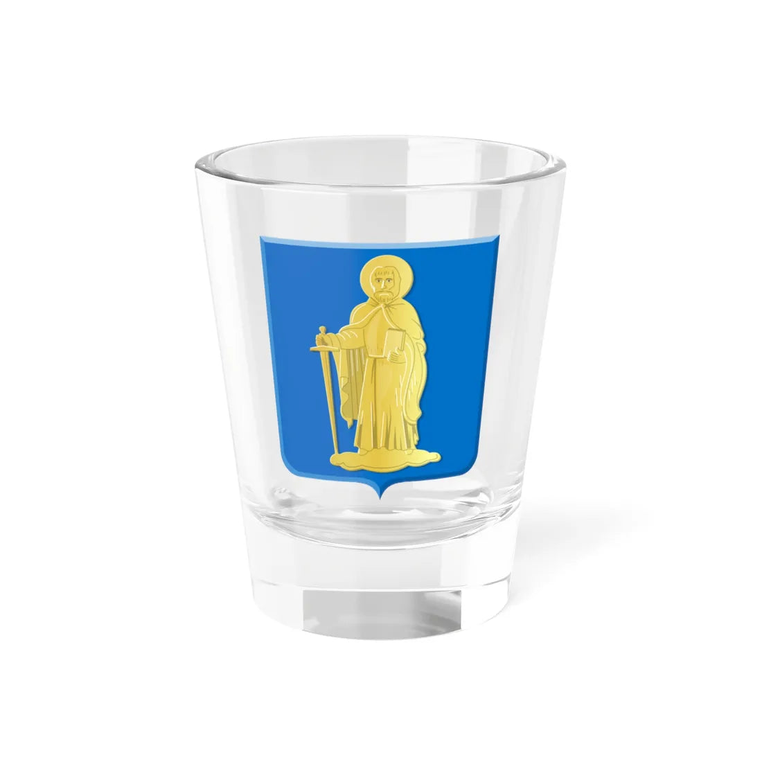 Opwijk wapen (Belgium) (Coat of Arms) Shot Glass 1.5oz 1.5oz - Go Mug Yourself