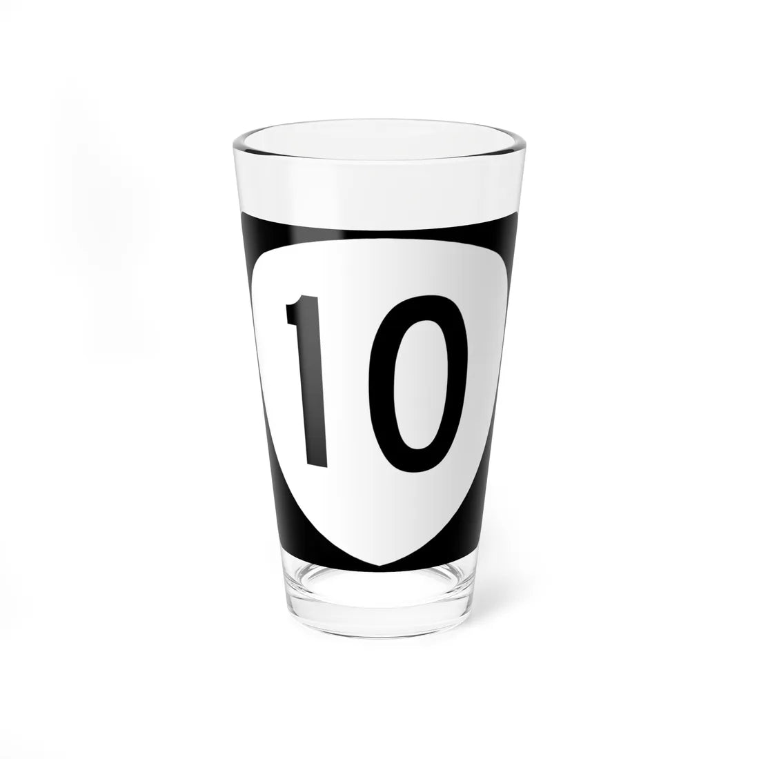 OR 10 (Oregon) (Road Sign) Pint Glass 16oz 16oz - Go Mug Yourself