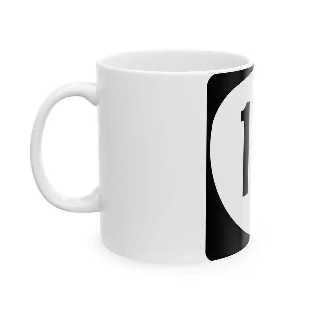OR 10 (Oregon) (Road Sign) White Coffee Mug - Go Mug Yourself