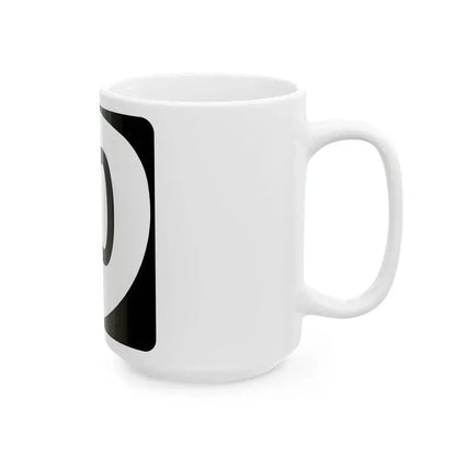 OR 10 (Oregon) (Road Sign) White Coffee Mug - Go Mug Yourself