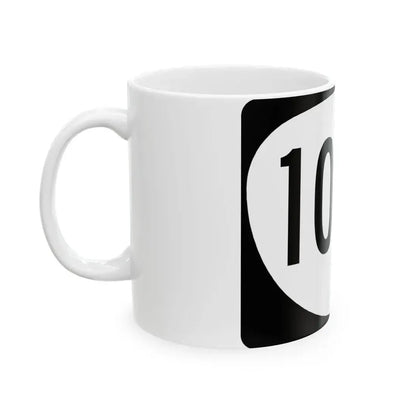 OR 104S (Oregon) (Road Sign) White Coffee Mug - Go Mug Yourself