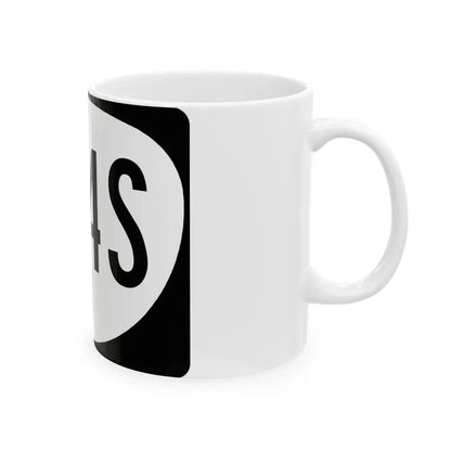 OR 104S (Oregon) (Road Sign) White Coffee Mug - Go Mug Yourself