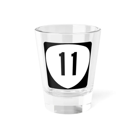 OR 11 (Oregon) (Road Sign) Shot Glass 1.5oz 1.5oz - Go Mug Yourself