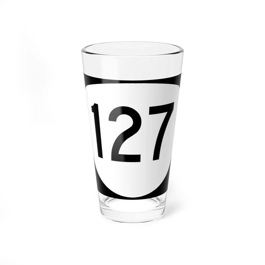 OR 127 (Oregon) (Road Sign) Pint Glass 16oz 16oz - Go Mug Yourself