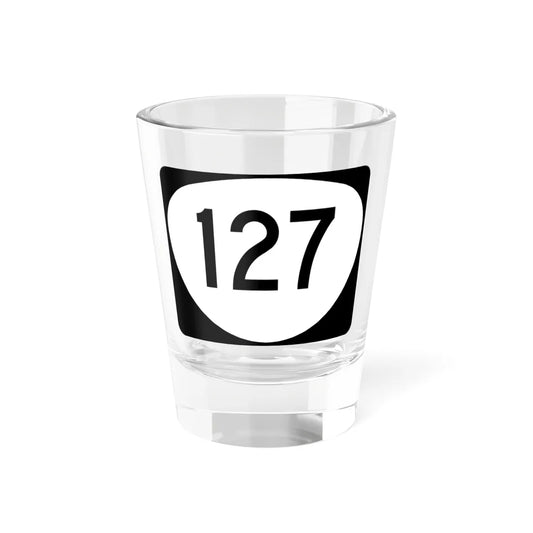 OR 127 (Oregon) (Road Sign) Shot Glass 1.5oz 1.5oz - Go Mug Yourself