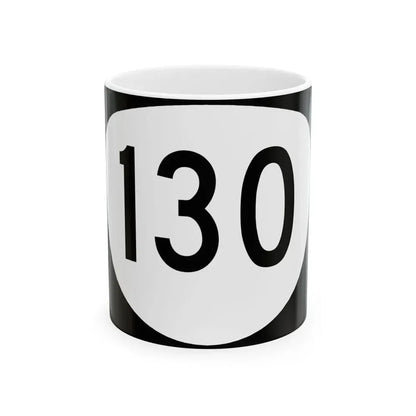 OR 130 (Oregon) (Road Sign) White Coffee Mug 11oz - Go Mug Yourself