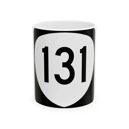 OR 131 (Oregon) (Road Sign) White Coffee Mug 11oz - Go Mug Yourself