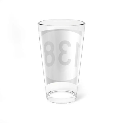 OR 138 (Oregon) (Road Sign) Pint Glass 16oz - Go Mug Yourself