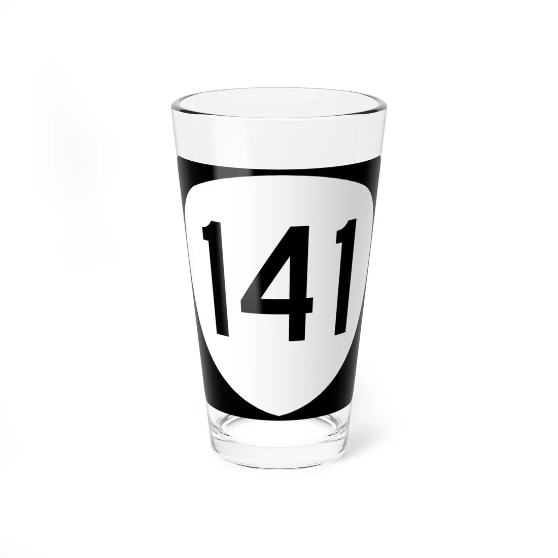 OR 141 (Oregon) (Road Sign) Pint Glass 16oz 16oz - Go Mug Yourself