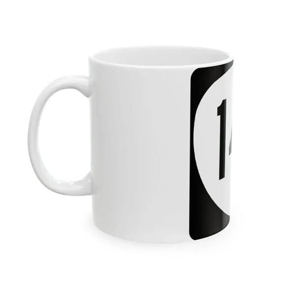 OR 141 (Oregon) (Road Sign) White Coffee Mug - Go Mug Yourself