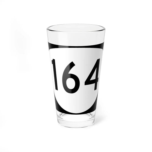 OR 164 (Oregon) (Road Sign) Pint Glass 16oz 16oz - Go Mug Yourself