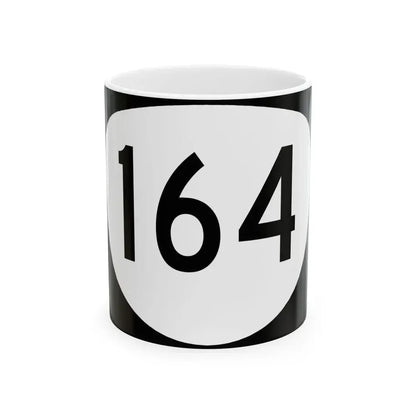 OR 164 (Oregon) (Road Sign) White Coffee Mug 11oz - Go Mug Yourself
