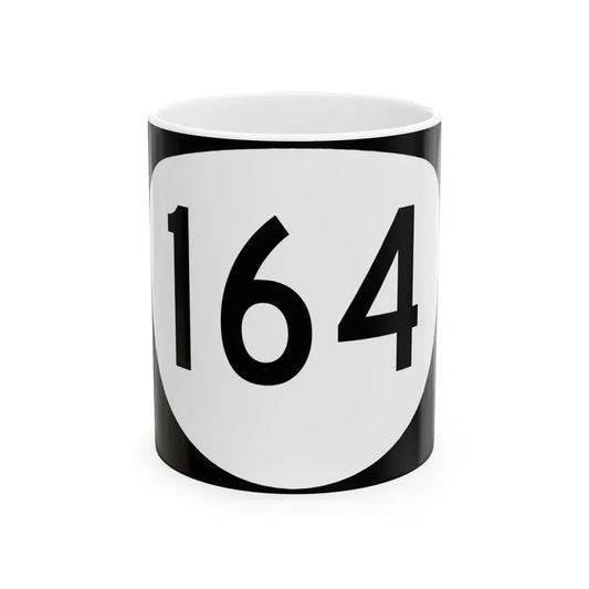 OR 164 (Oregon) (Road Sign) White Coffee Mug 11oz - Go Mug Yourself