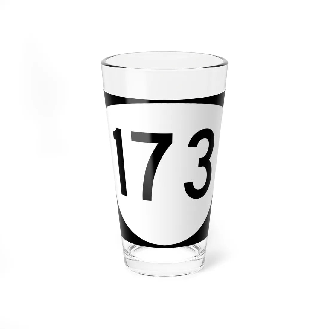 OR 173 (Oregon) (Road Sign) Pint Glass 16oz - Go Mug Yourself