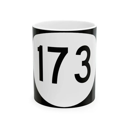 OR 173 (Oregon) (Road Sign) White Coffee Mug 11oz - Go Mug Yourself
