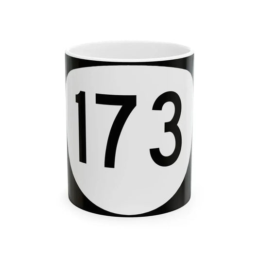OR 173 (Oregon) (Road Sign) White Coffee Mug 11oz - Go Mug Yourself