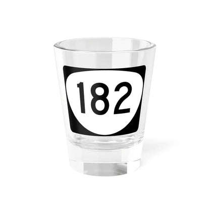OR 182 (Oregon) (Road Sign) Shot Glass 1.5oz 1.5oz - Go Mug Yourself