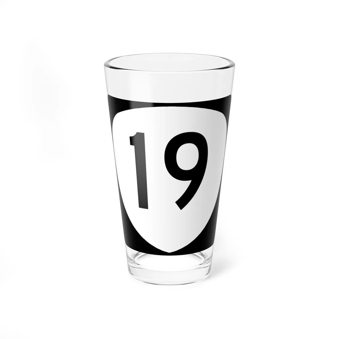 OR 19 (Oregon) (Road Sign) Pint Glass 16oz 16oz - Go Mug Yourself
