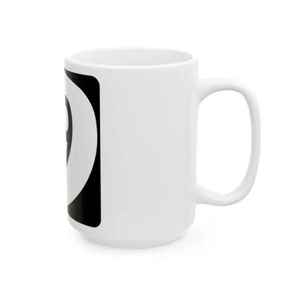OR 19 (Oregon) (Road Sign) White Coffee Mug - Go Mug Yourself