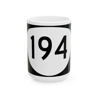 OR 194 (Oregon) (Road Sign) White Coffee Mug 15oz - Go Mug Yourself