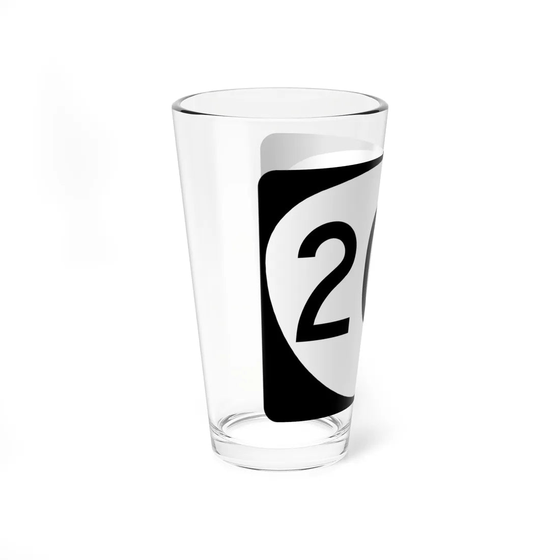 OR 200 (Oregon) (Road Sign) Pint Glass 16oz - Go Mug Yourself
