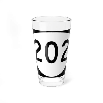 OR 202 (Oregon) (Road Sign) Pint Glass 16oz 16oz - Go Mug Yourself