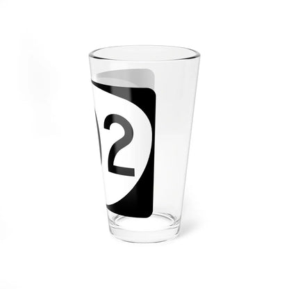 OR 202 (Oregon) (Road Sign) Pint Glass 16oz - Go Mug Yourself
