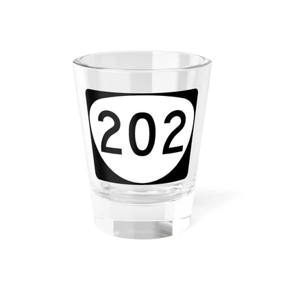 OR 202 (Oregon) (Road Sign) Shot Glass 1.5oz 1.5oz - Go Mug Yourself