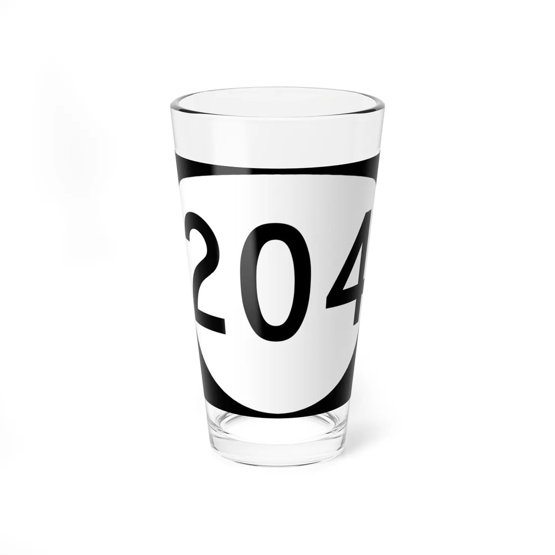 OR 204 (Oregon) (Road Sign) Pint Glass 16oz 16oz - Go Mug Yourself