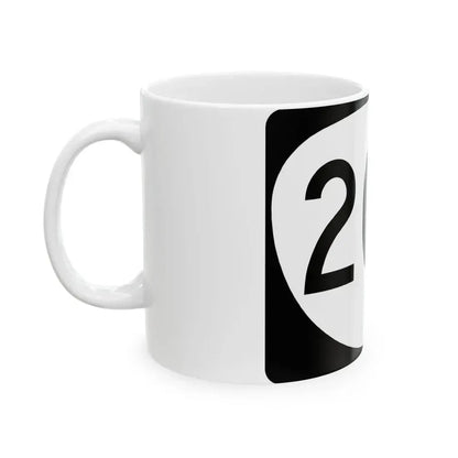 OR 204 (Oregon) (Road Sign) White Coffee Mug - Go Mug Yourself