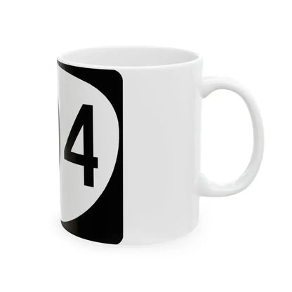 OR 204 (Oregon) (Road Sign) White Coffee Mug - Go Mug Yourself