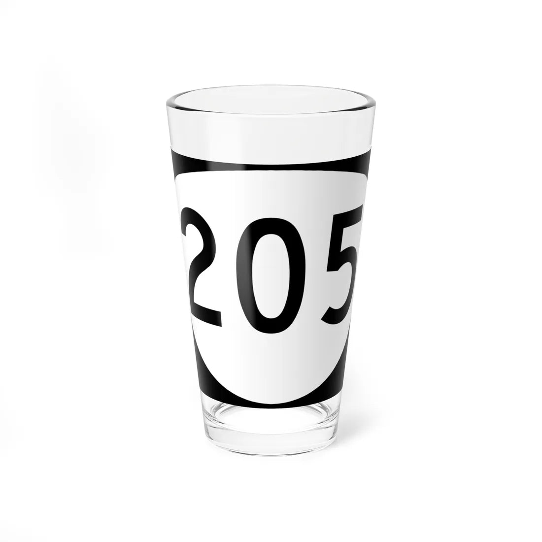 OR 205 (Oregon) (Road Sign) Pint Glass 16oz 16oz - Go Mug Yourself