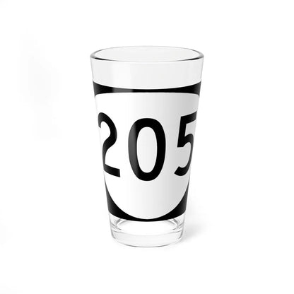 OR 205 (Oregon) (Road Sign) Pint Glass 16oz 16oz - Go Mug Yourself