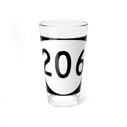 OR 206 (Oregon) (Road Sign) Pint Glass 16oz 16oz - Go Mug Yourself