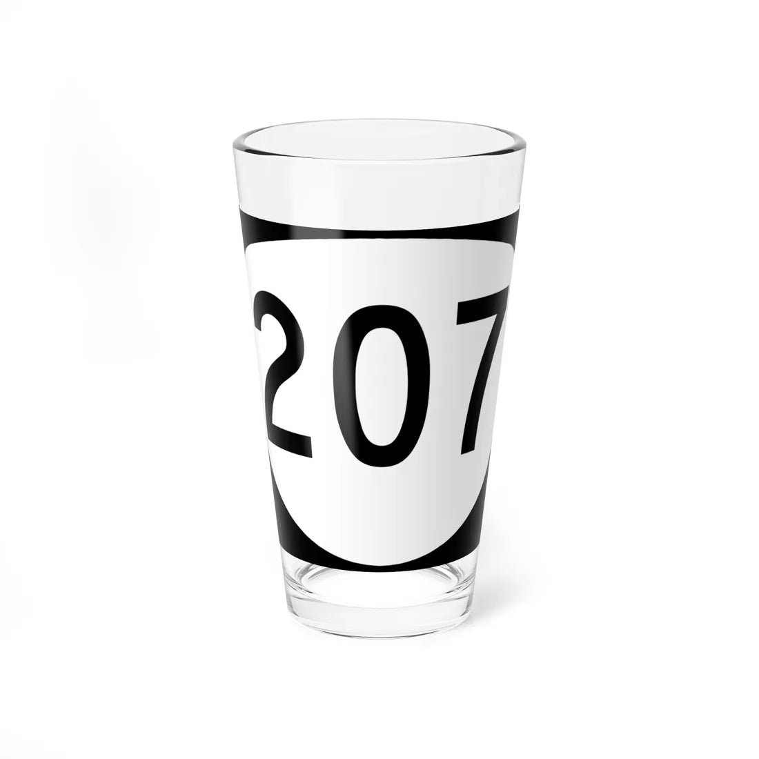 OR 207 (Oregon) (Road Sign) Pint Glass 16oz 16oz - Go Mug Yourself