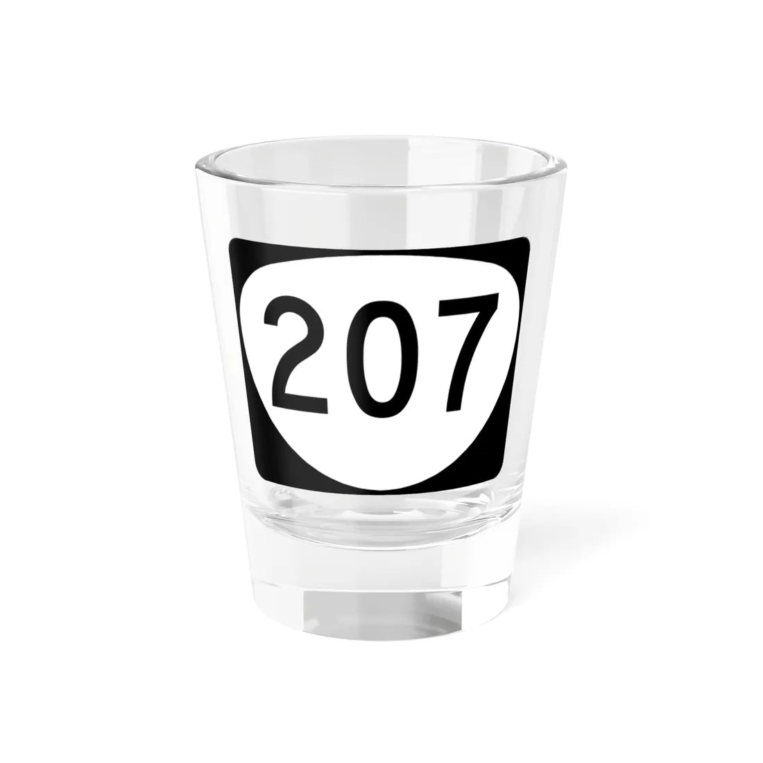 OR 207 (Oregon) (Road Sign) Shot Glass 1.5oz 1.5oz - Go Mug Yourself