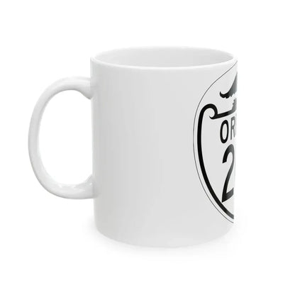 OR 208 1948 (Oregon) (Road Sign) White Coffee Mug - Go Mug Yourself