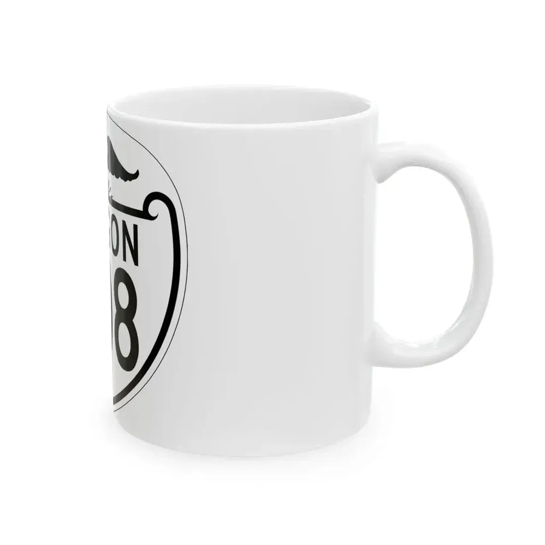 OR 208 1948 (Oregon) (Road Sign) White Coffee Mug - Go Mug Yourself