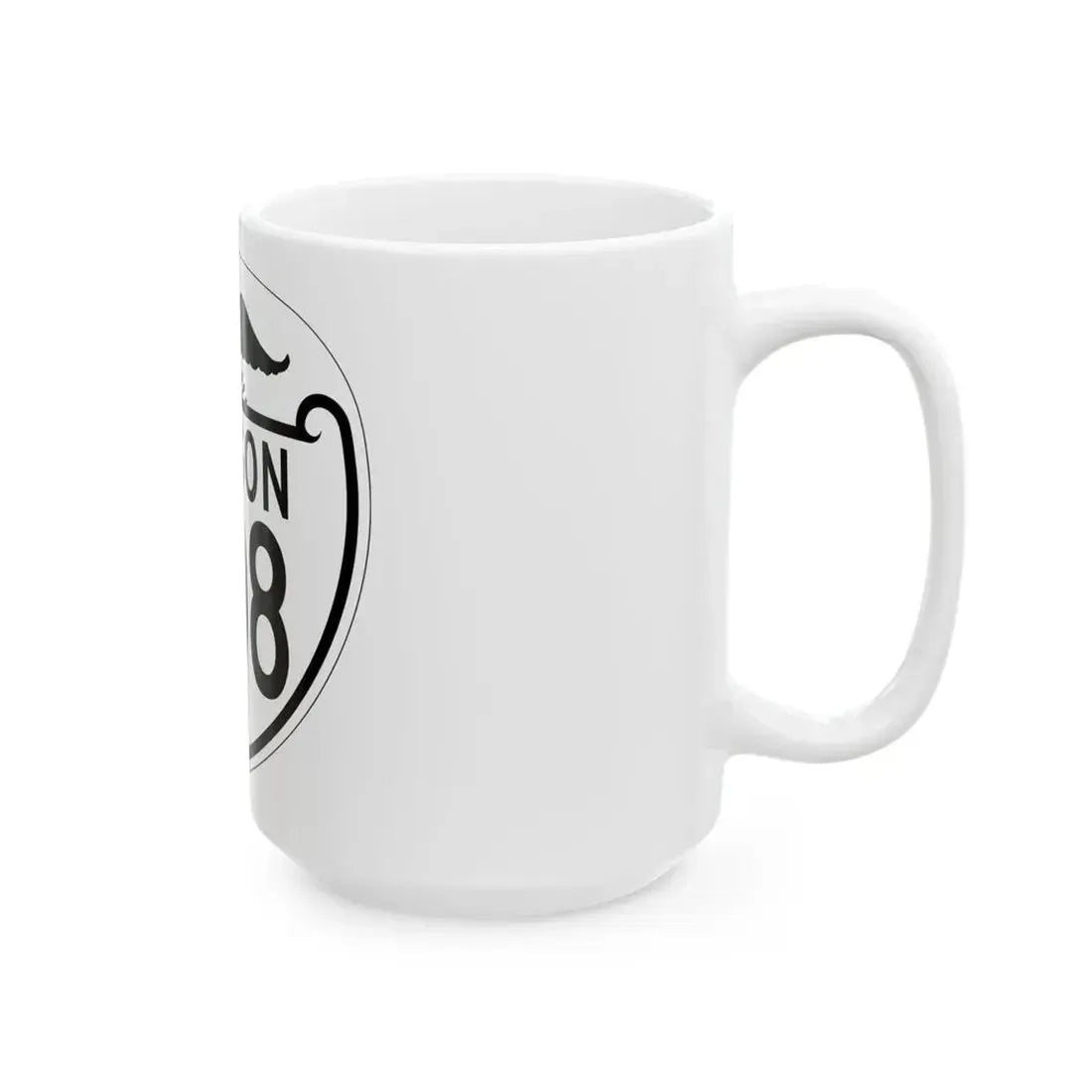 OR 208 1948 (Oregon) (Road Sign) White Coffee Mug - Go Mug Yourself