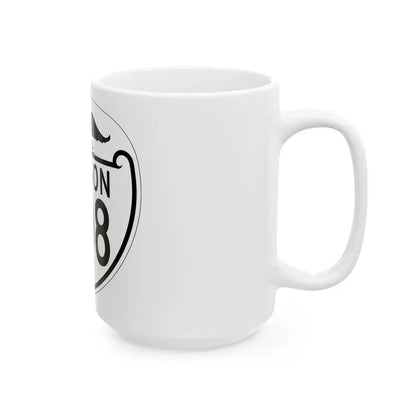OR 208 1948 (Oregon) (Road Sign) White Coffee Mug - Go Mug Yourself