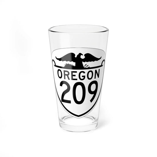 OR 209 1948 (Oregon) (Road Sign) Pint Glass 16oz 16oz - Go Mug Yourself