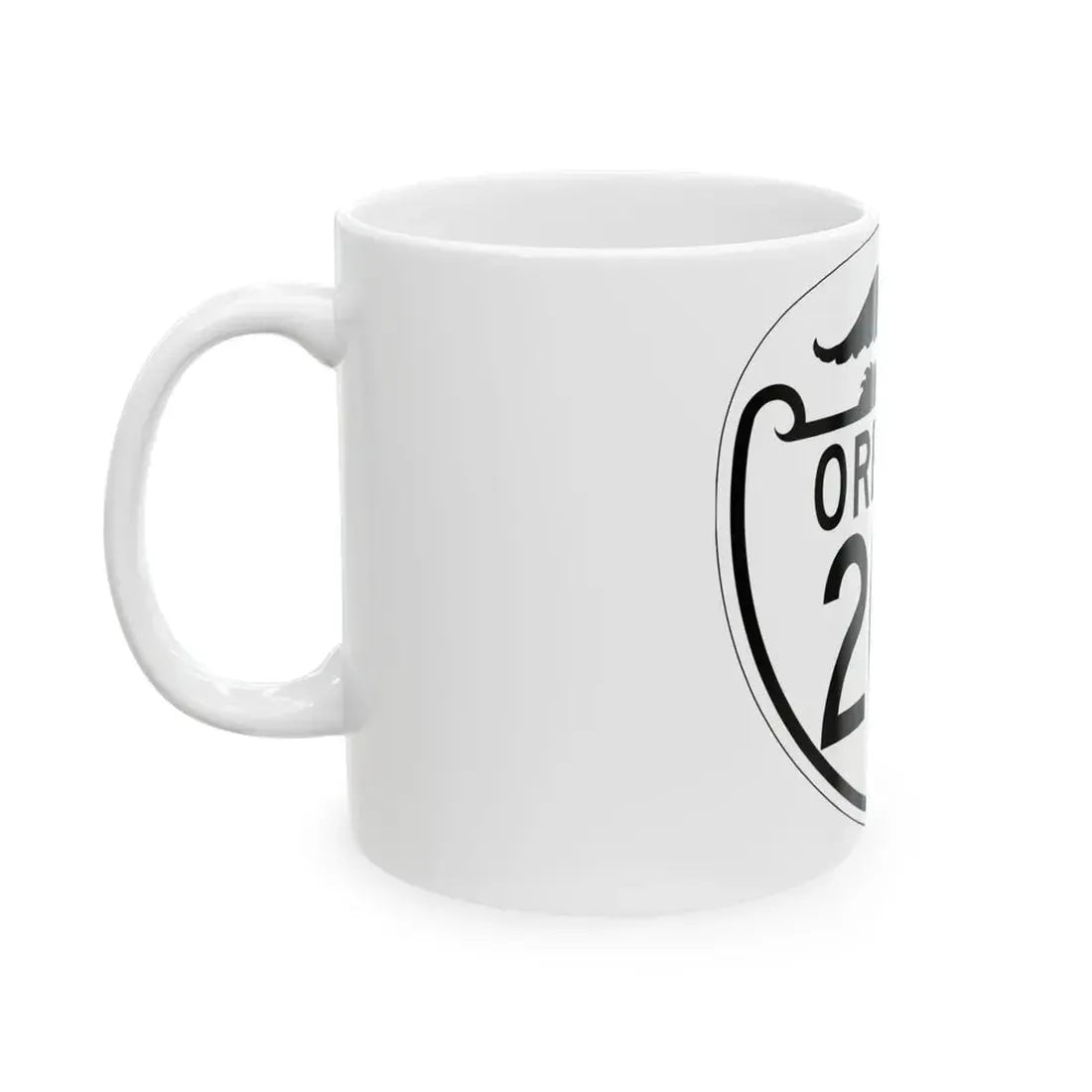OR 209 1948 (Oregon) (Road Sign) White Coffee Mug - Go Mug Yourself